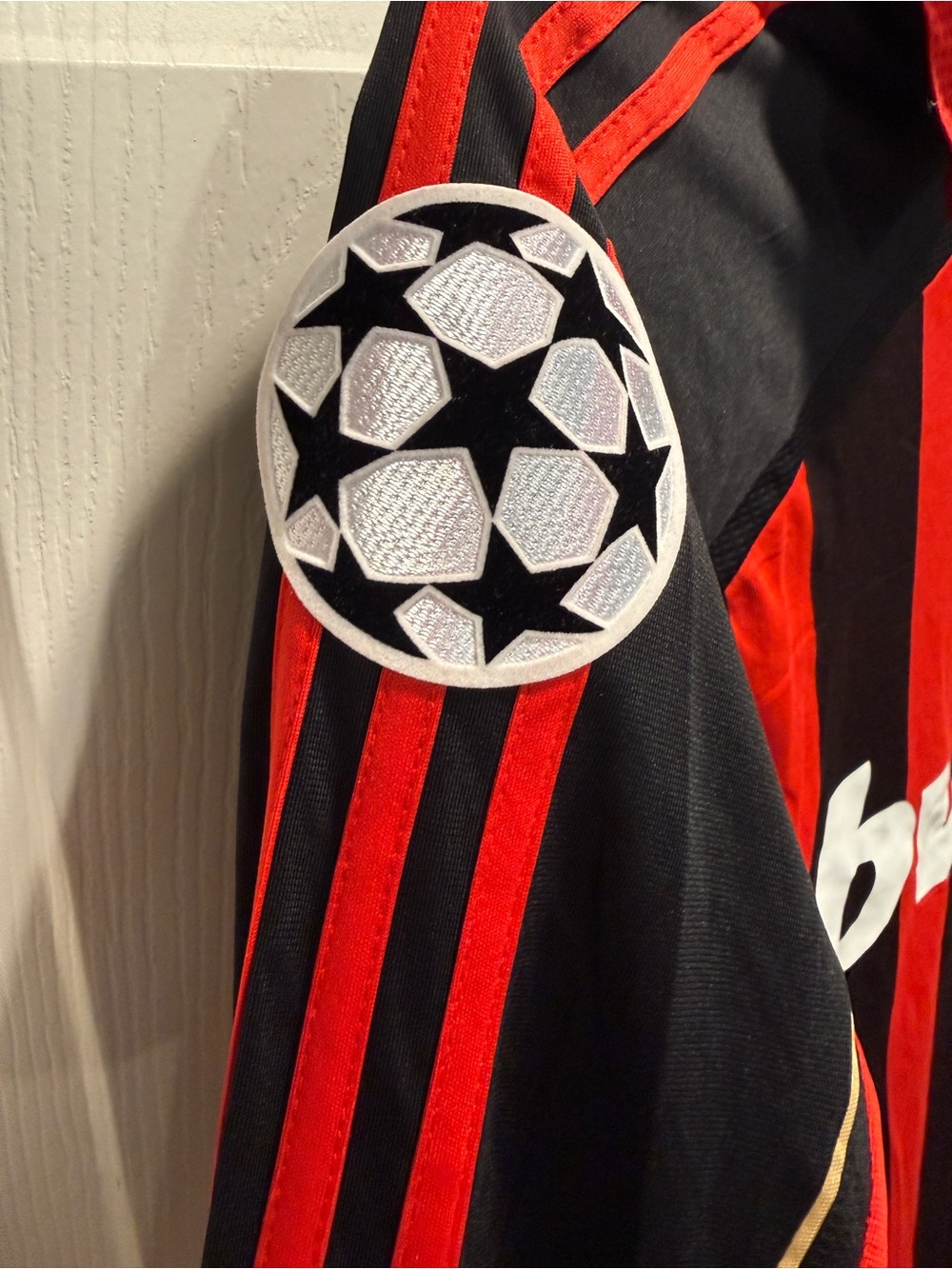 Vintage Adidas AC Milan 2006 2007 UCL Home Jersey Long Sleeve XL - Picture 6 of 13
